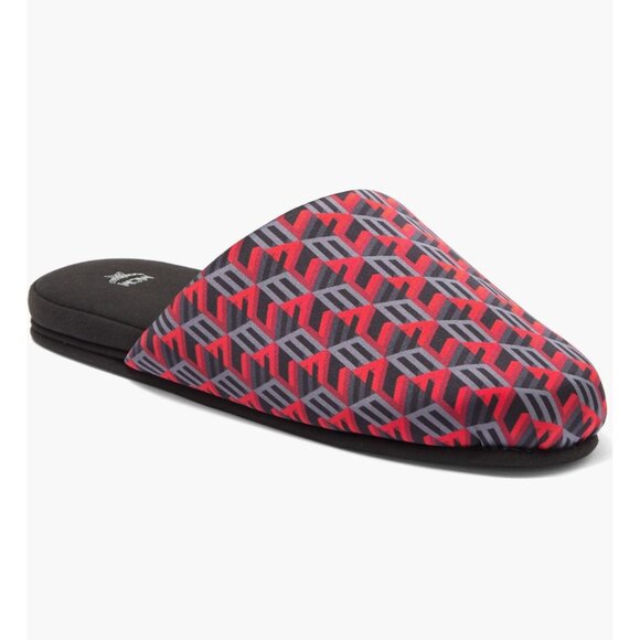 MCM Men’s Logo Red Room Slippers Size Large US 13 NEW New in box - Picture 1 of 3